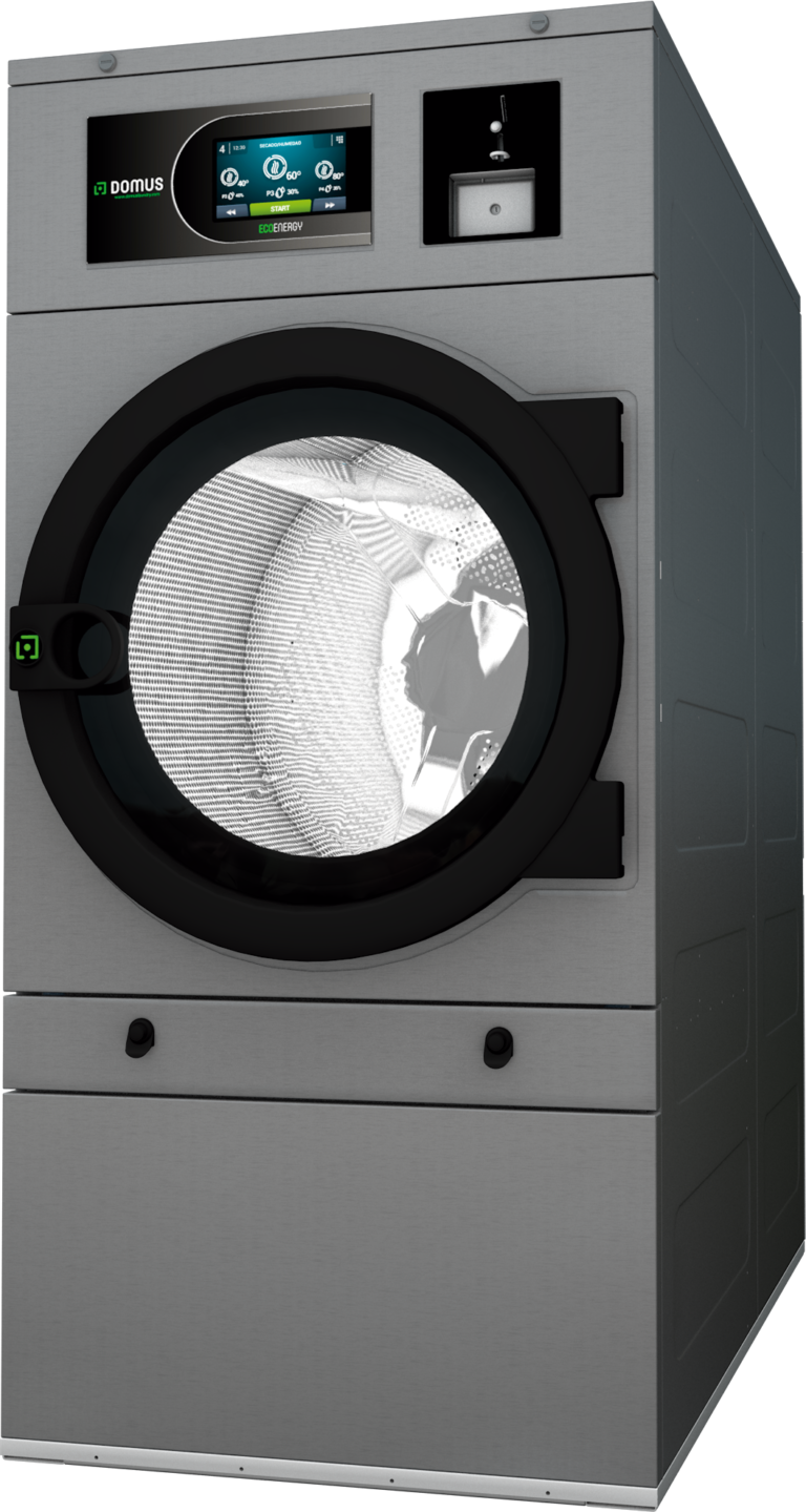 Commercial industrial tumble dryer for hotel laundry facilities